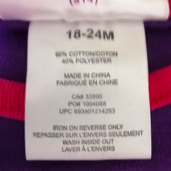 🔥SALE🔥 Supergirl DC Comics Sparkly Baby Girl's Onesie Bodysuit NWT Sz 18-24M - Picture 5 of 6